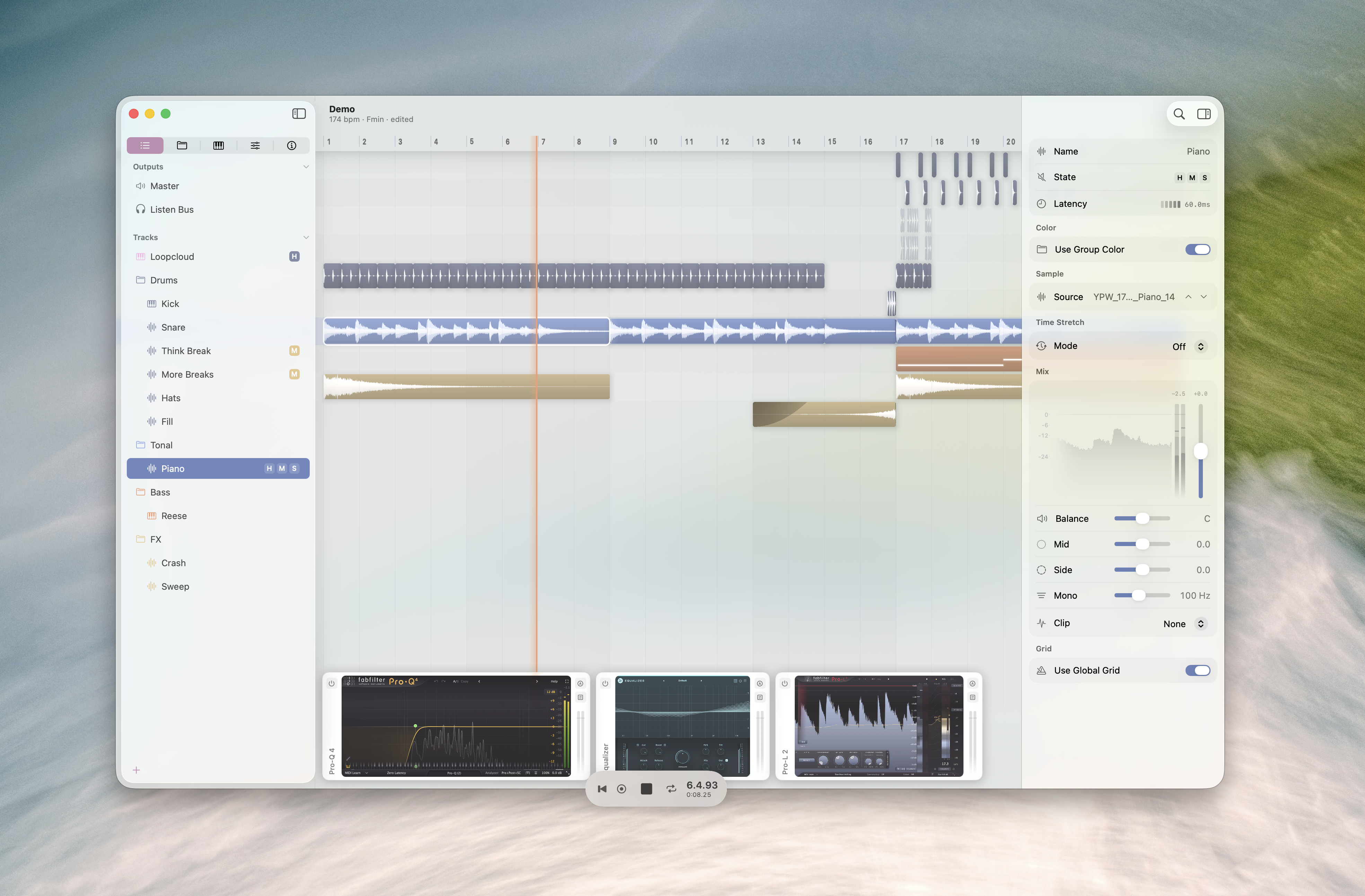 Gridshift — Timeline View